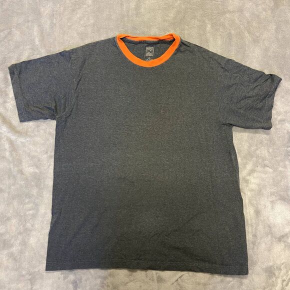 Orange Collard Gray Tee - Picture 1 of 4